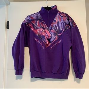Vintage Pullover 1/3 Zip Sweater